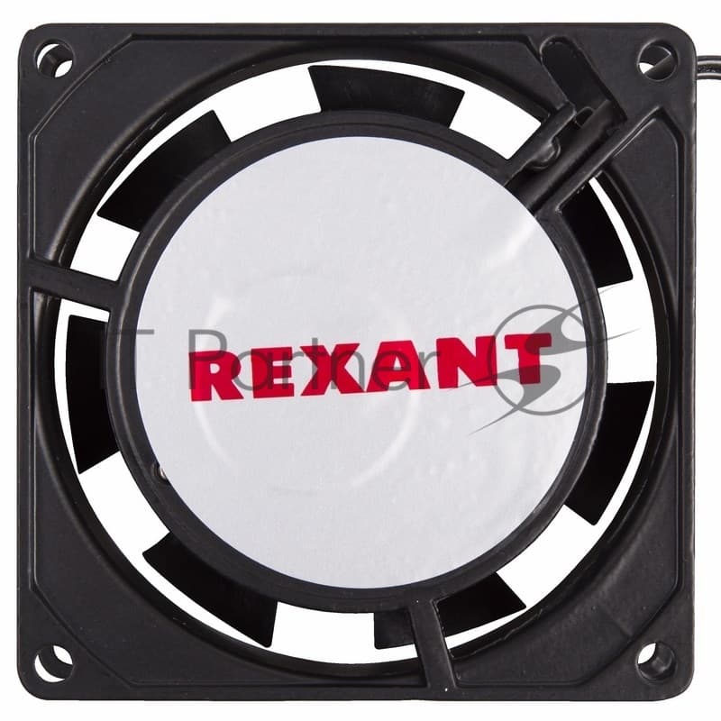 Вентилятор для корпуса Rexant RX 8025HS 220VAC черный, 80 мм, 2450 об/мин, 29 дБ, 2 pin
