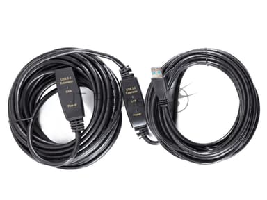Кабель-адаптер USB3.0-repeater, удлинительный активный Am-->Af 15м QUST/qust