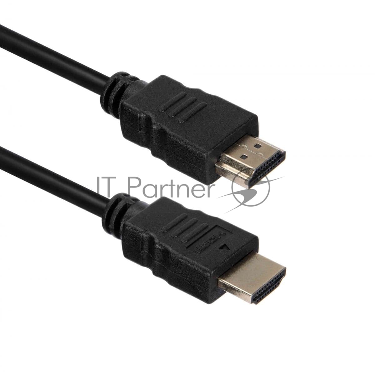 Кабель ACD-DHHM1-10B |ACD-DHHM1-10B| HDMI 1.4, Golden Plated,19m/19m, Черный, 1м