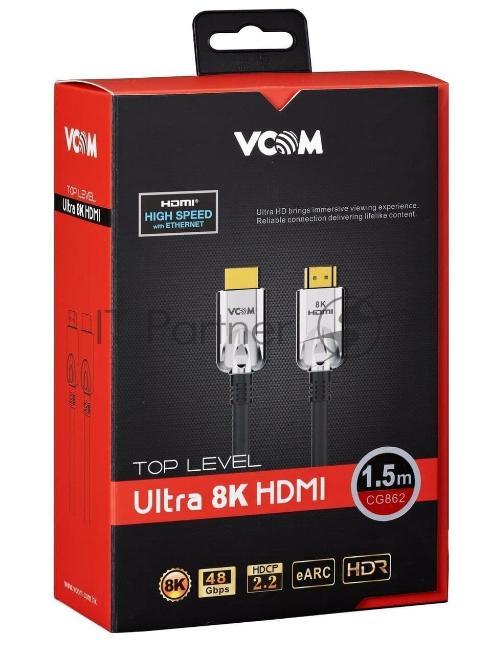 Кабель HDMI - HDMI, 1.5м, VCOM CG862-1.5M