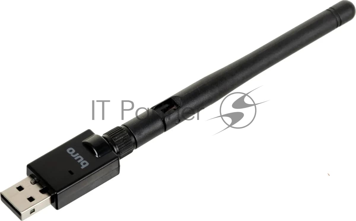 Адаптер USB Buro BU-BT50C BT5.0+EDR class 1 100м черный