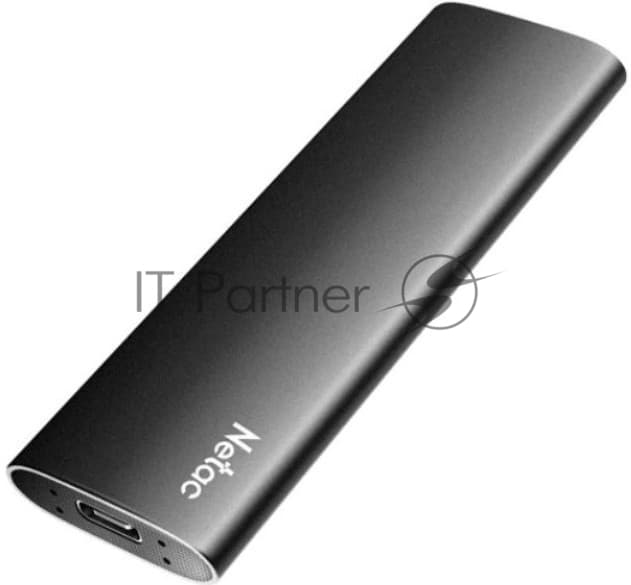 Внешний SSD Netac Z SLIM, 2TB, USB 3.2 Gen 2 Type-C, R/W 550/480, черный