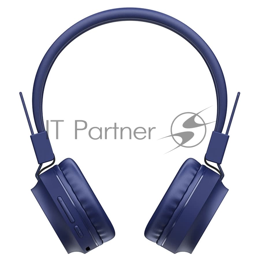 Беспроводные/проводные наушники Hoco W25 синий, полноразмерные, Bluetooth + проводной, до 12 ч.
