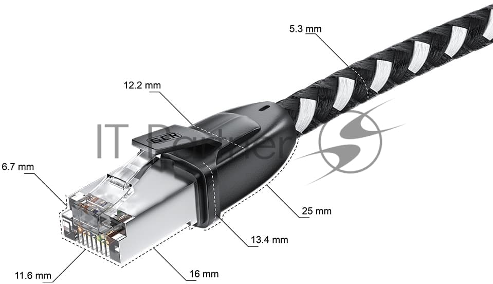 Патч-корд Greenconnect GCR-52778, 3м