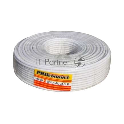 Кабель PROconnect RG6 1х0.9мм2 бухта 100м