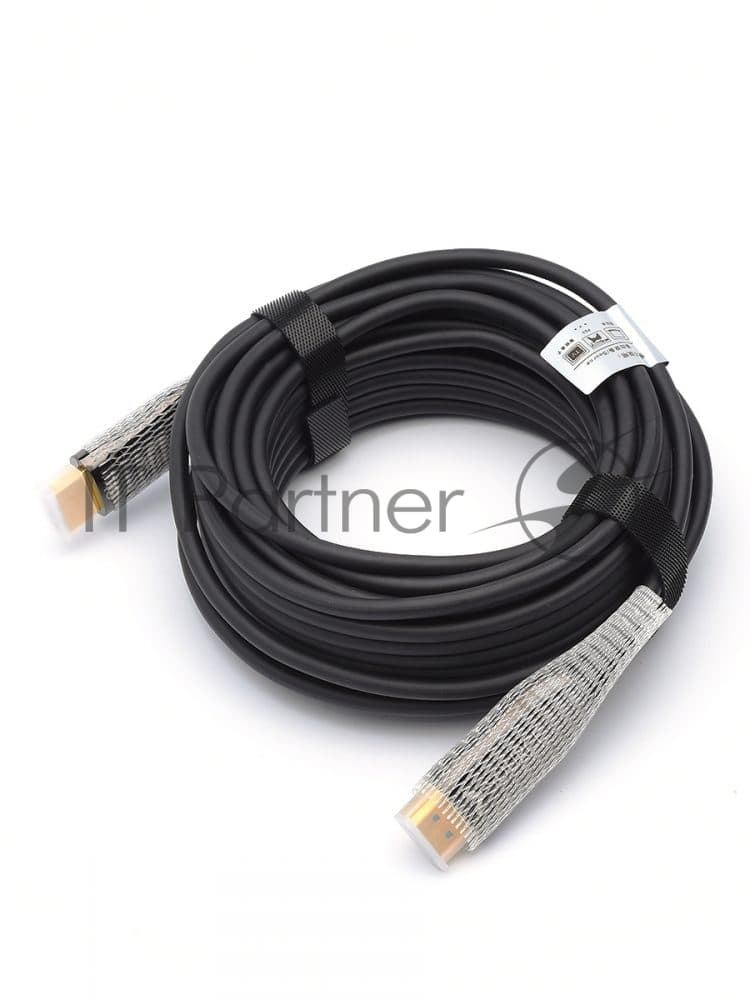 Кабель HDMI 30 м (HIGH speed, Metal gold, Optical) 8K VER 2.1 Кабель HDMI 30 м (HIGH speed, Metal gold, Optical) 8K VER 2.1