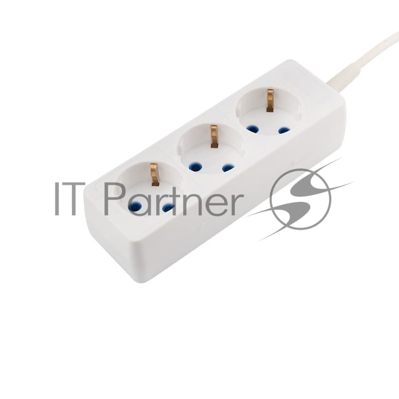 Удлинитель PROconnect 3 гнезда, 5 м, 3х0.75 мм², с/з, белый