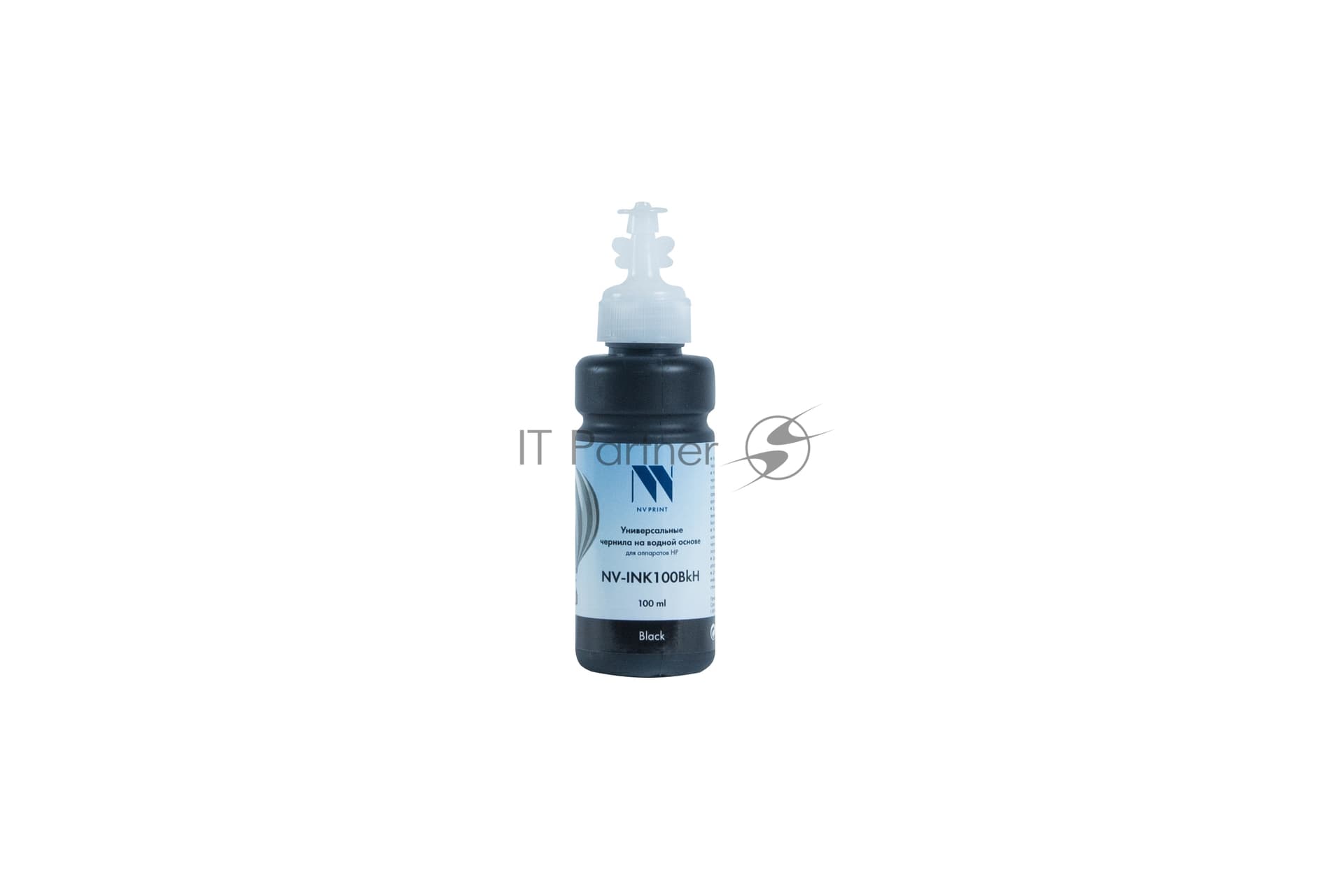 Чернила NVPrint NV-INK100 черный универсальные на водной основе для аппаратов НР (100 мл) (Китай)