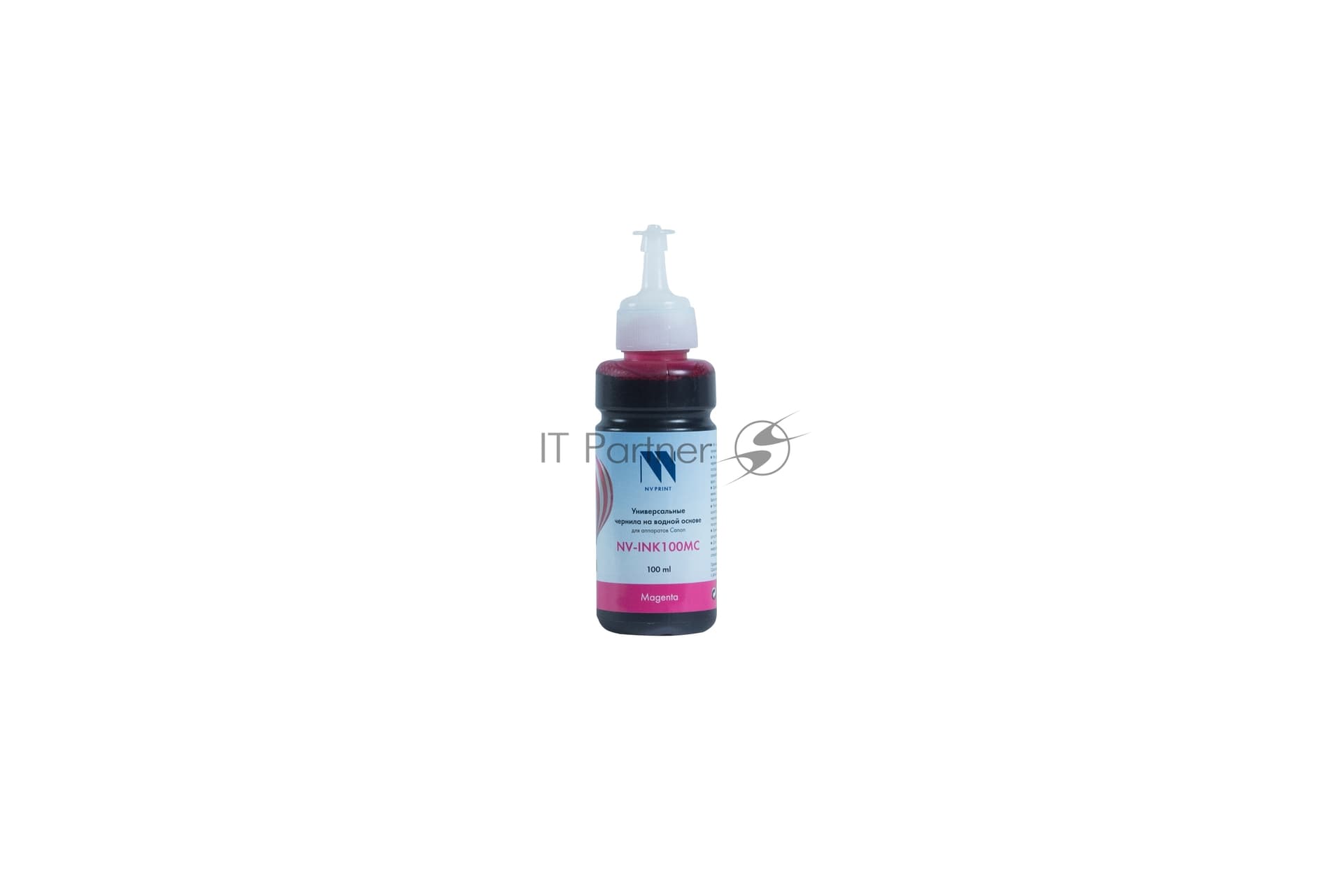Чернила NVPrint NV-INK100 Magenta универсальные на водной основе для аппаратов Canon (100 мл) (Китай)