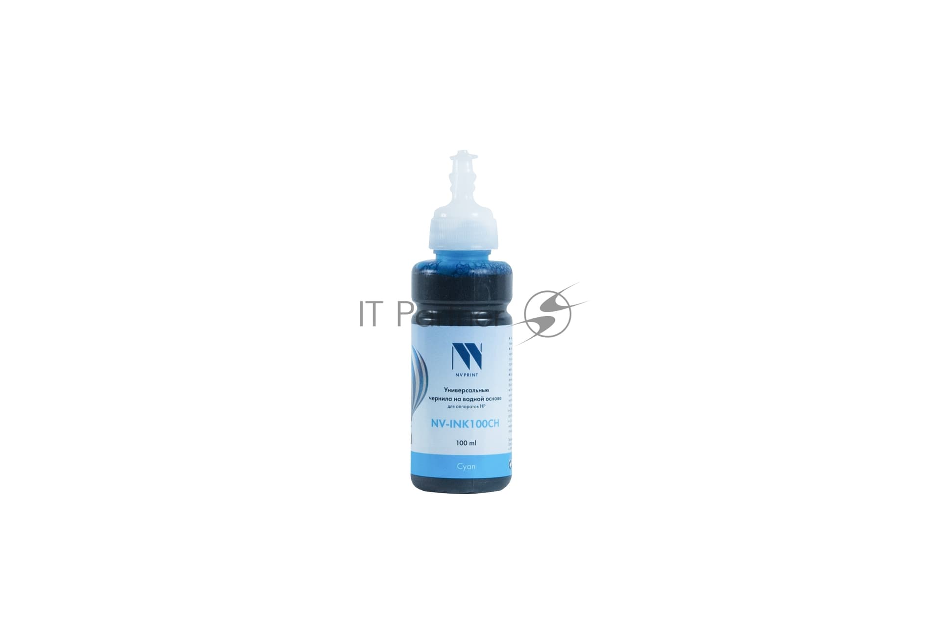 Чернила NVPrint NV-INK100 Cyan универсальные на водной основе для аппаратов HP (100 мл) (Китай)
