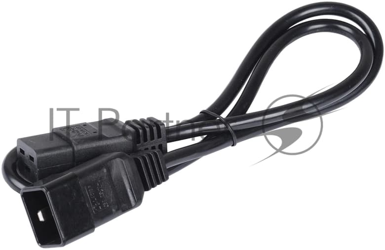 Шнур питания ITK PC-C19C20-1M C19-C20 проводник.:3x1.5мм2 1м 230В 16А черный