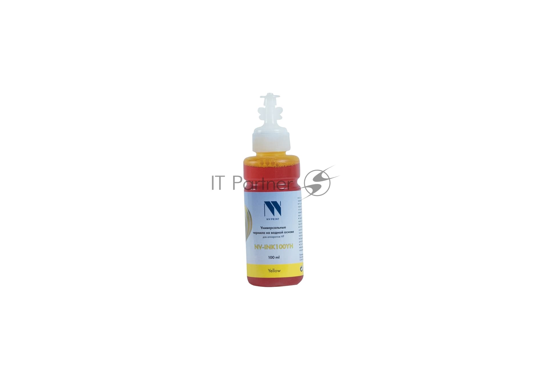 Чернила NV-INK100 Yellow универсальные на водной основе для аппаратов HP (100 ml) (Китай)