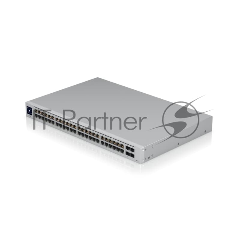 Коммутатор PoE в стойку UniFi Switch 48 PoE USW-48-PoE-EU Ubiquiti 48х 1G RJ45, 4х SFP, раздача 195 Вт