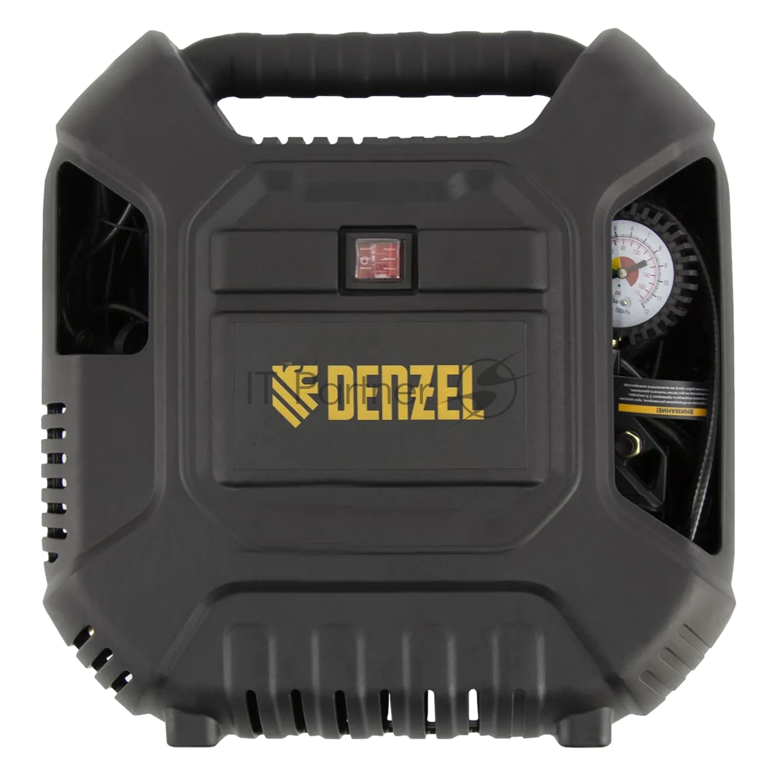 Компрессор воздушный Denzel DL1100 1,1 кВт, 180 л/мин, с набором аксессуаров