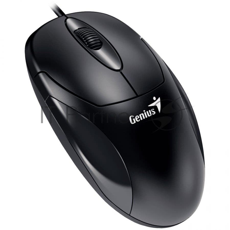 Мышь проводная Genius XScroll V3 черный, 1000 dpi, USB, кнопки - 3