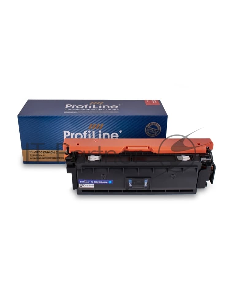 Картридж лазерный ProfiLine PL-CF361X/040H (№508X) для принтеров HP Color LaserJet M552/M552dn/M553/M553dn/M553n/M553x/M577/M577dn/M577f/M577c/Canon i-SENSYS LBP-710/LBP-712 Голубой 9500 копий