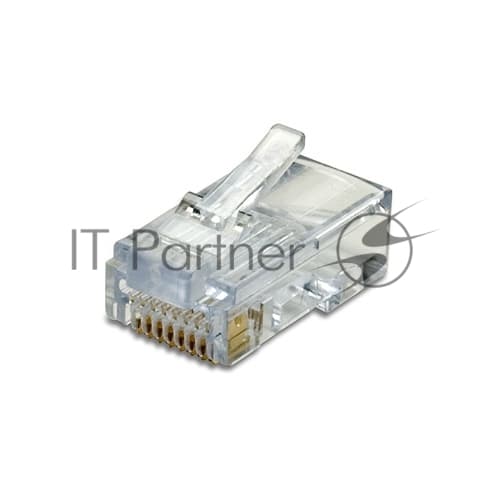 Коннектор RJ-45 Кат.5 (V) (8P8C) ExeGate под одножильный кабель (100 шт)