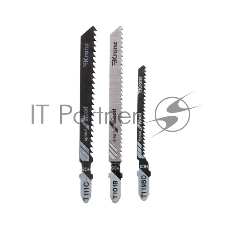 Набор полотен для электролобзика Kranz № 1 T101B/T111C/T119BO (3 шт./уп.)