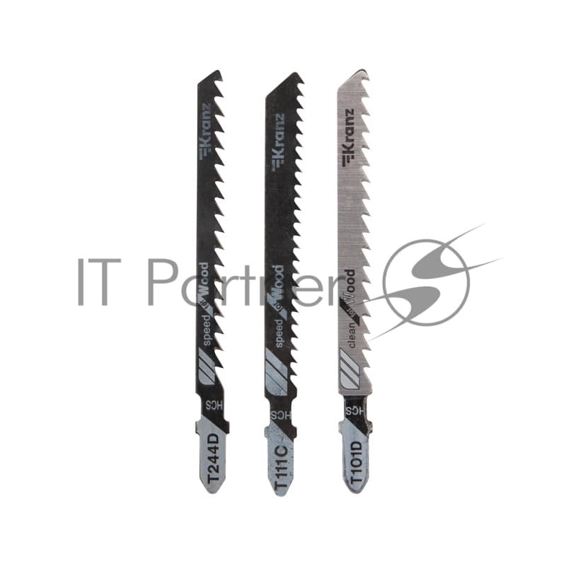 Набор полотен для электролобзика Kranz № 4 T101D/T111C/T244D (3 шт./уп.)