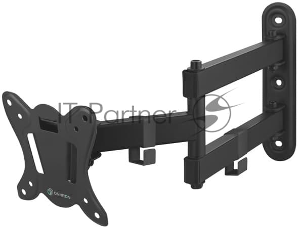 Кронштейн для телевизора ONKRON NP15 10"-32" наклонно-поворотный, черный