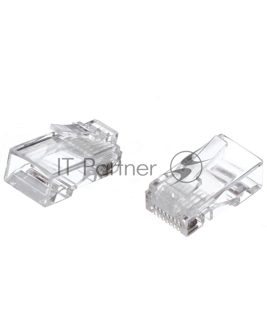 Коннекторы/ Коннекторы RJ-45 (8P8C) для UTP кабеля 6кат. ( упаковка 100 шт.) VCOM <NM006-1/100>