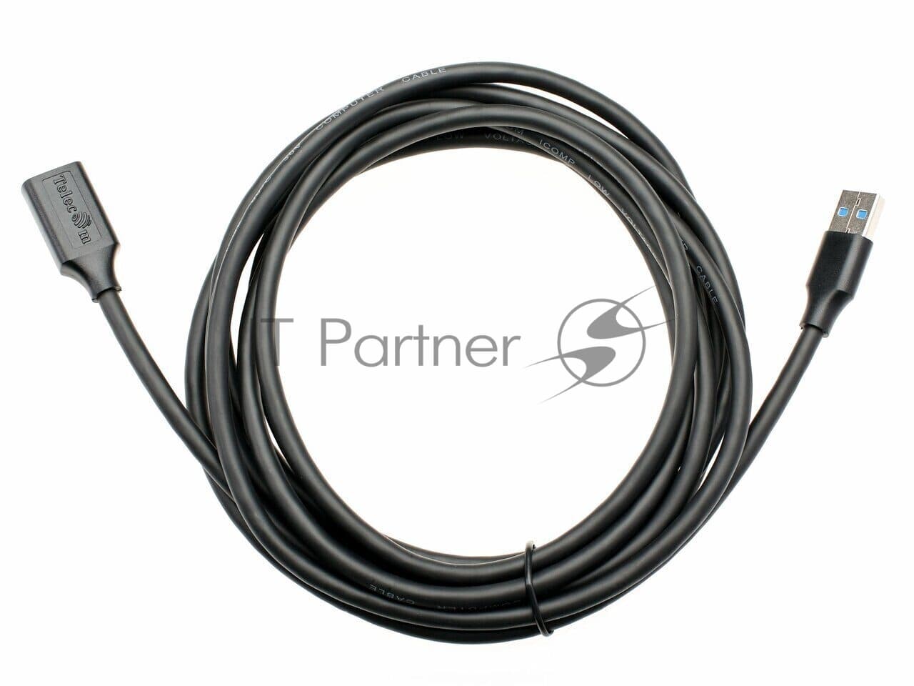 Кабель удлинительный USB A (M) - USB A (F), 3м, Telecom TUS708-3M