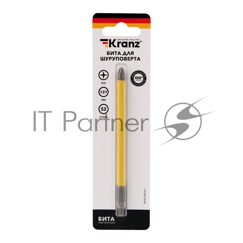 Бита для шуруповерта Kranz PH2х127 мм
