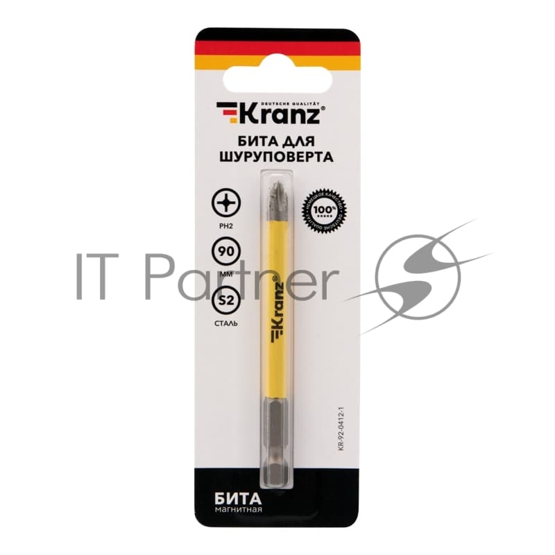 Бита для шуруповерта Kranz PH2х90 мм