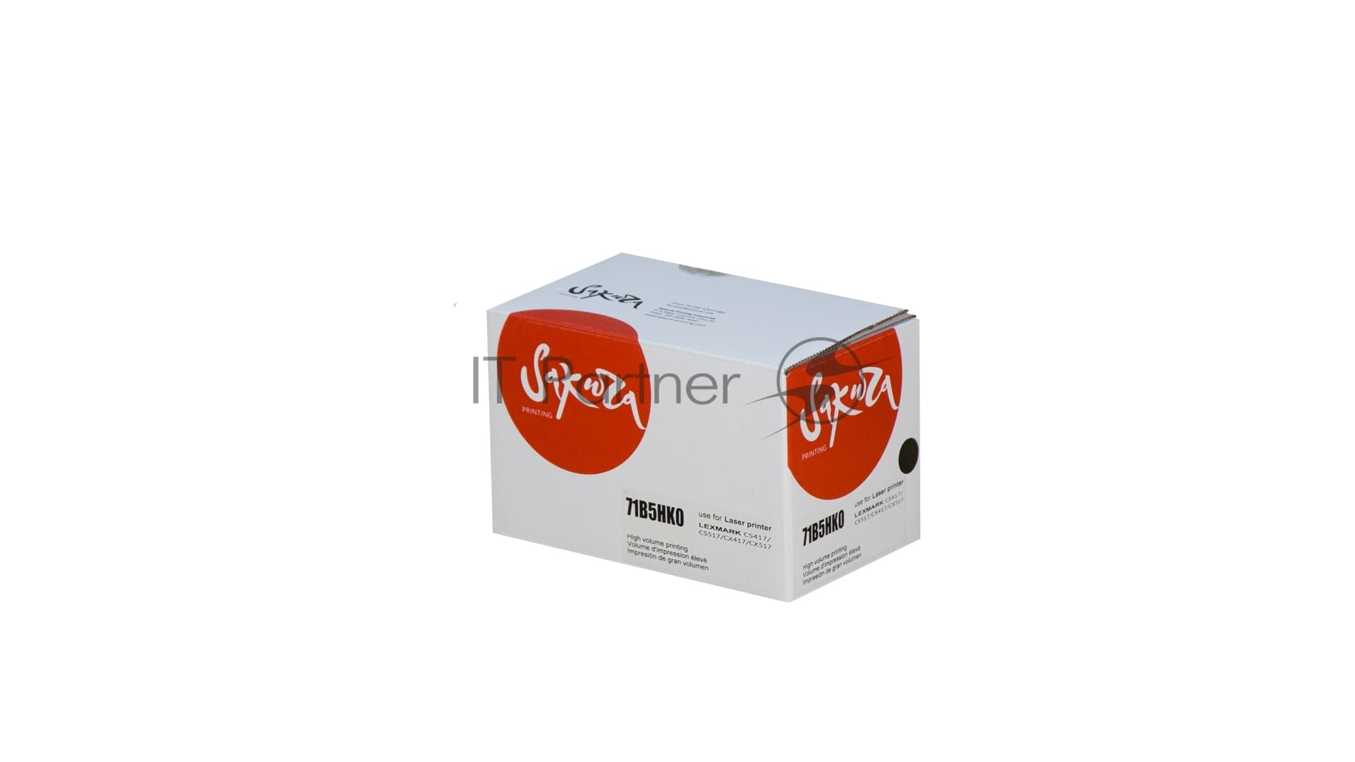Картридж Sakura 71B5HK0 для Lexmark CS417dn/ CS517de/ CX417de/ CX517de, черный, 6000 к.