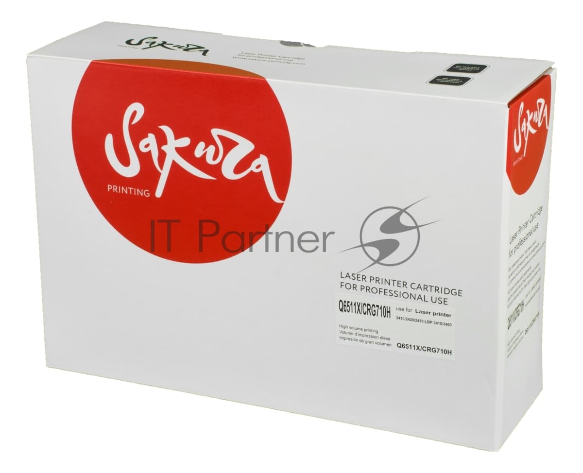 Картридж Sakura SAQ6511X/CRG710H Black