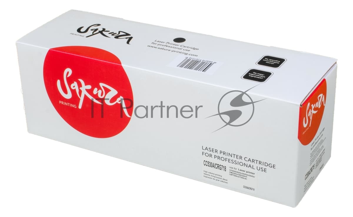 Картридж Sakura SACC530A/CRG718K Black