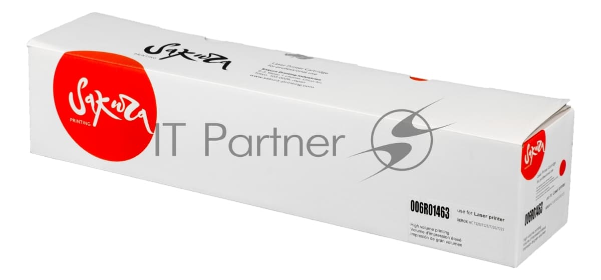 Картридж лазерный Sakura 006R01463 для Xerox WorkCentre 7120/7125, WC 7220/7225, пурпурный, 15 000 к.