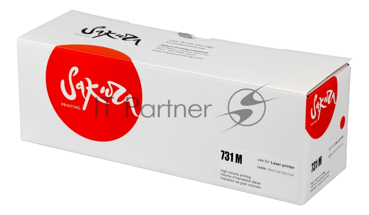 Картридж лазерный Sakura 731M для Canon i-sensys LBP7100C/7110C, пурпурный, 1 500 к.