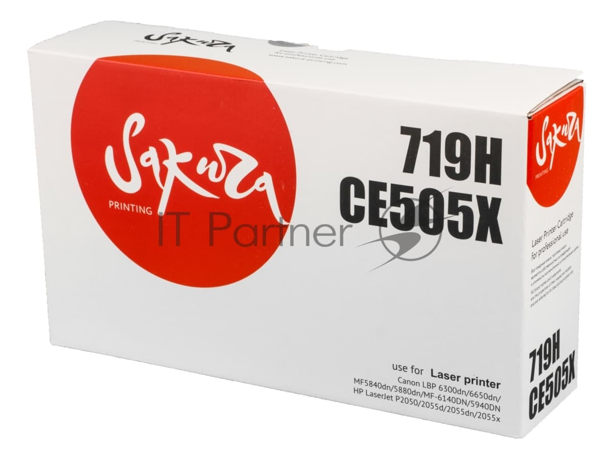 Картридж Sakura SACRG719H/CE505X Black