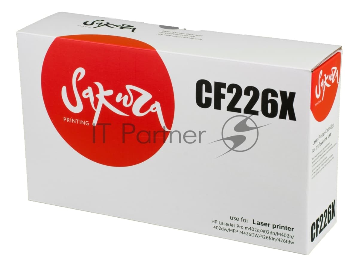 Картридж лазерный Sakura CF226X для HP LaserJet Pro m402d/402dn/M402n/402dw/MFP M426DW/426fdn/426fdw, черный 9000 к.