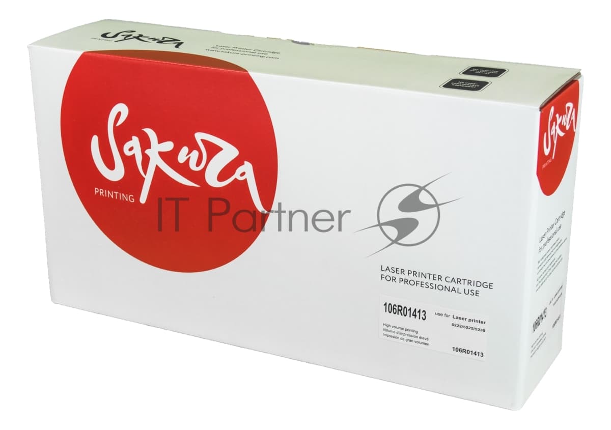 Картридж лазерный Sakura 106R01413 для Xerox WorkCentre 5222, черный, 20 000 к.