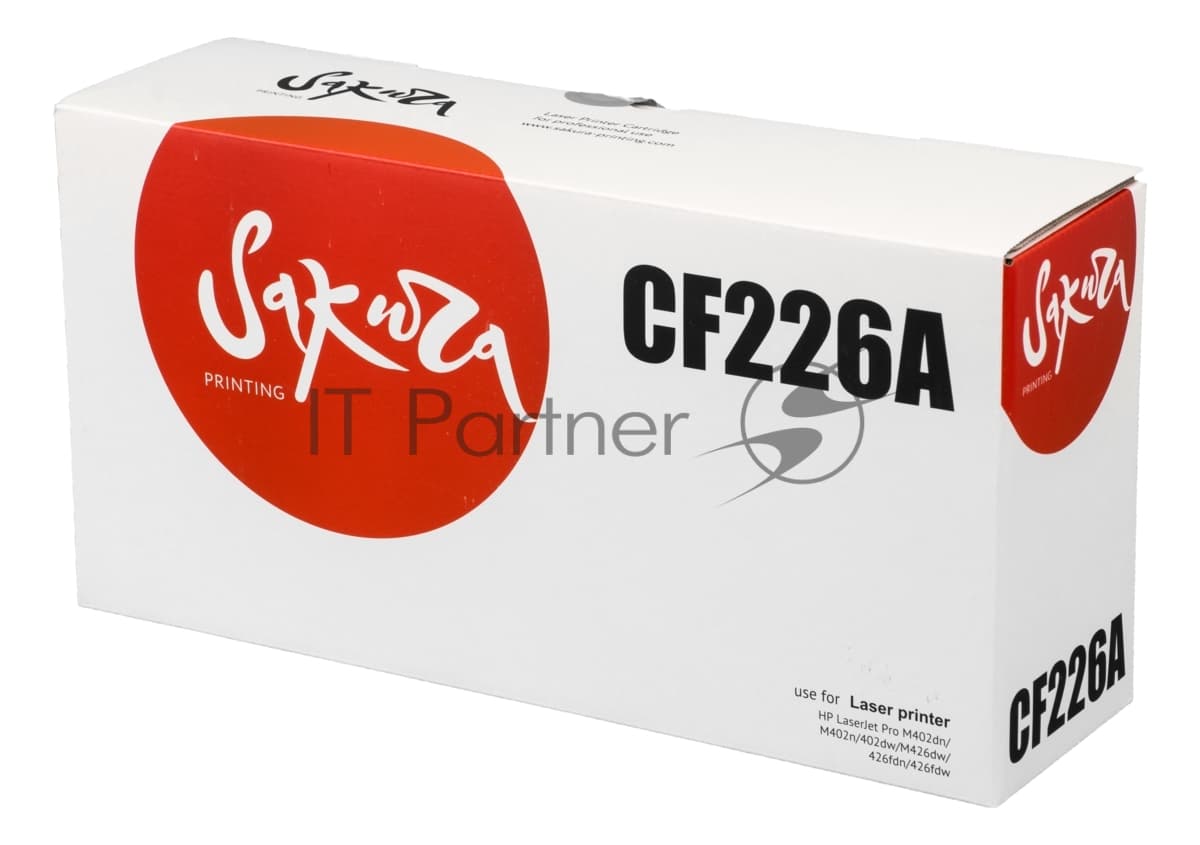 Картридж лазерный Sakura CF226A для HP LaserJet Pro m402d/402dn/M402n/402dw/MFP M426DW/426fdn/426fdw, черный 3 100 к.
