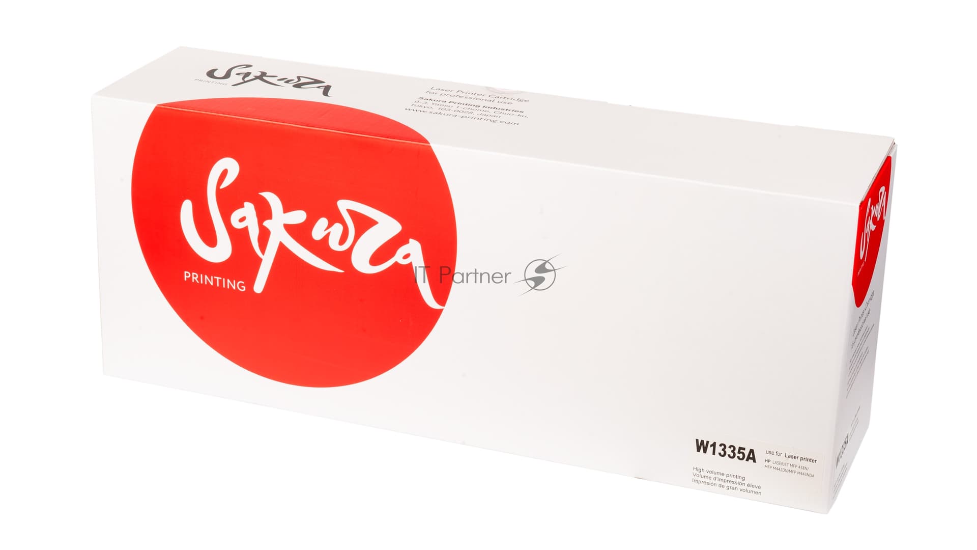 Картридж лазерный Sakura W1335A (HP 335A) для HP LaserJet MFP M438n/MFP M440/MFP M442dn/MFP M443nda, черный, 7400 к.