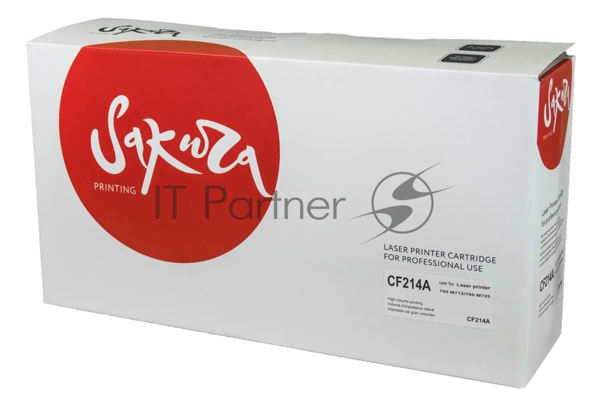 Картридж лазерный Sakura CF214A для HP Laserjet Enterprise 700 M712n/dn/M725, черный 10 000 к.