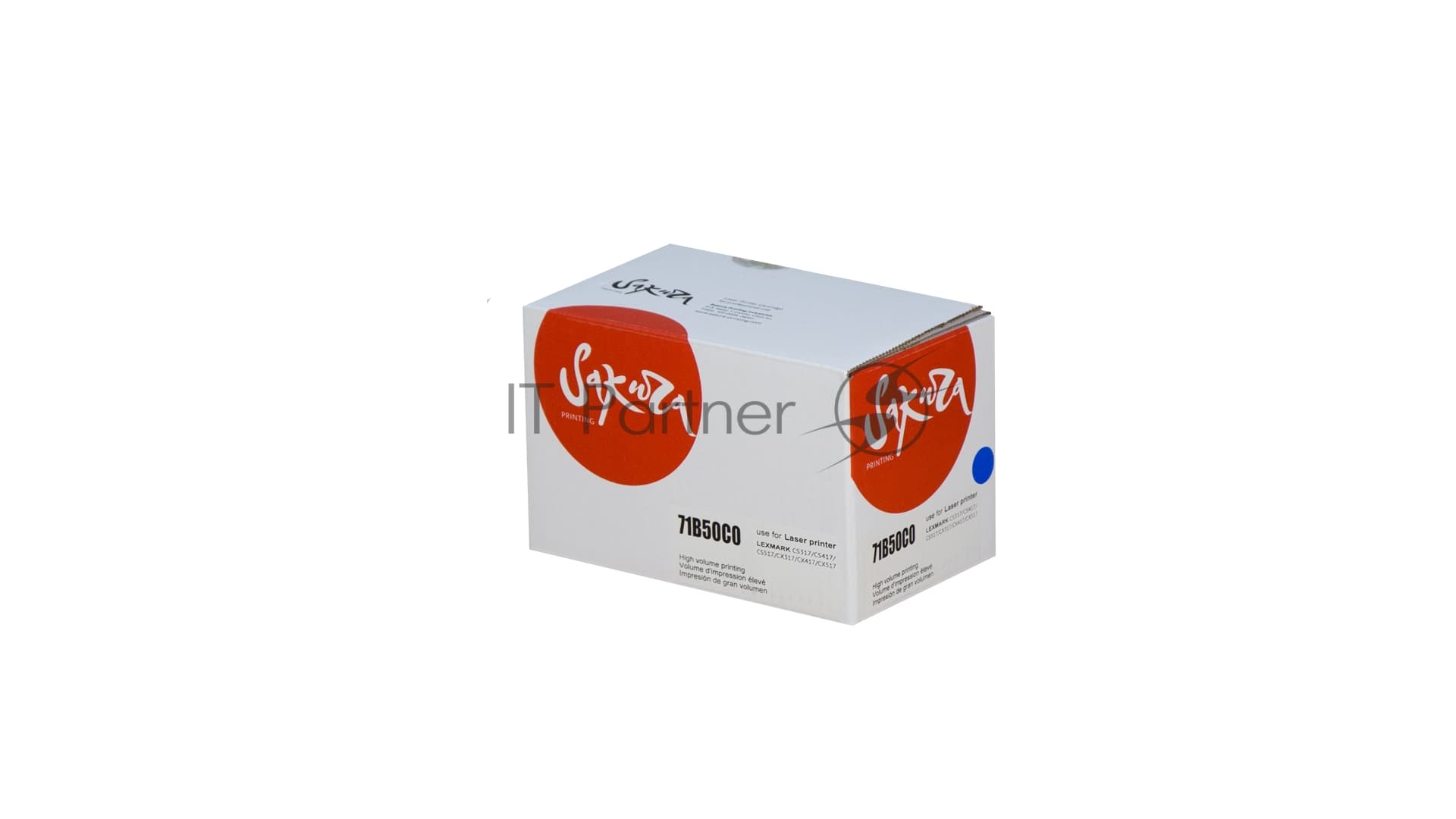 Картридж Sakura 71B50C0 для Lexmark CS317dn/ CS417dn/ CS517de/ CX317dn/ CX417dn/ CX417de/ CX517de, синий, 2300 к.