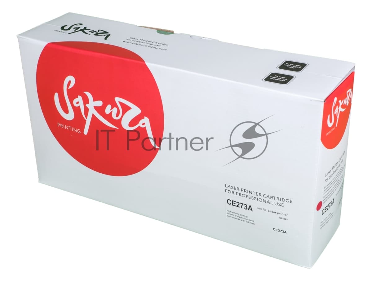 Картридж лазерный Sakura CE273A для HP LaserJet Enterprise M750xh, M750n, M750dn, CP5525xh, CP5525n, CP5525dn, пурпурный, 15 000 к.