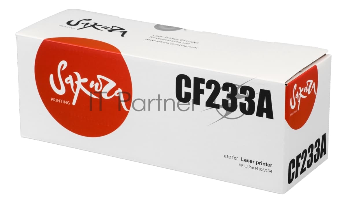 Картридж лазерный Sakura CF233A для HP LJ Pro M106/134, черный, 2 300к.
