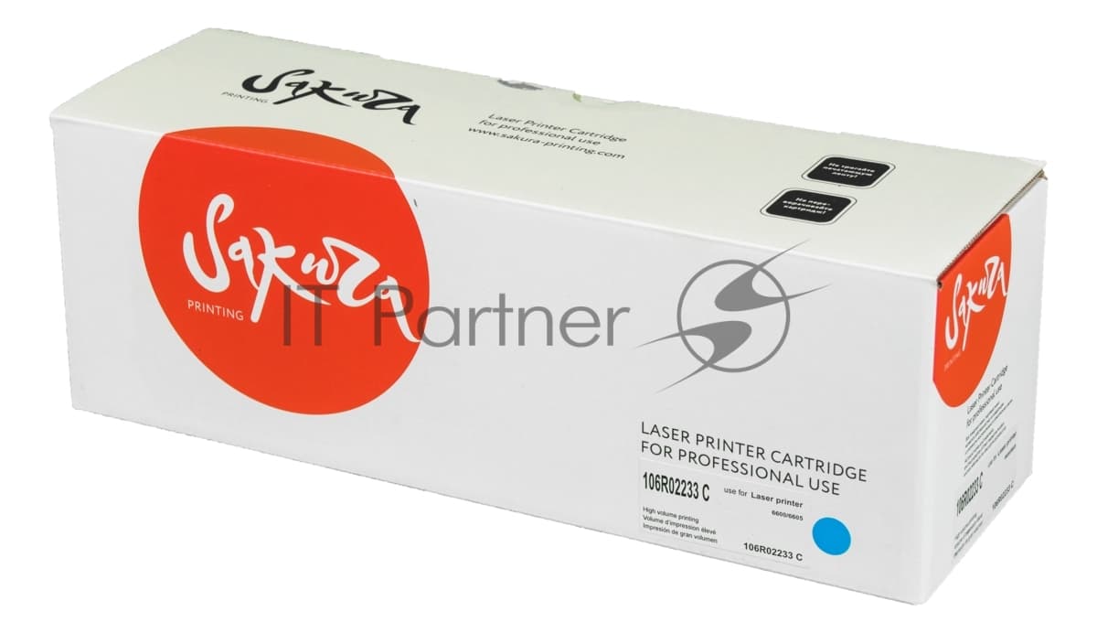 Картридж лазерный Sakura 106R02233 для Xerox Phaser 6600/WC 6605,синий, 6000 к.