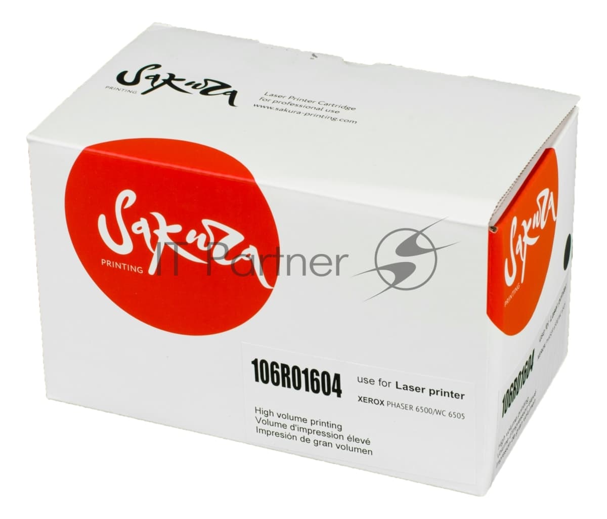 Картридж лазерный Sakura 106R01604 для Xerox Phaser 6500/Workcenter 6505, черный, 3000 к.