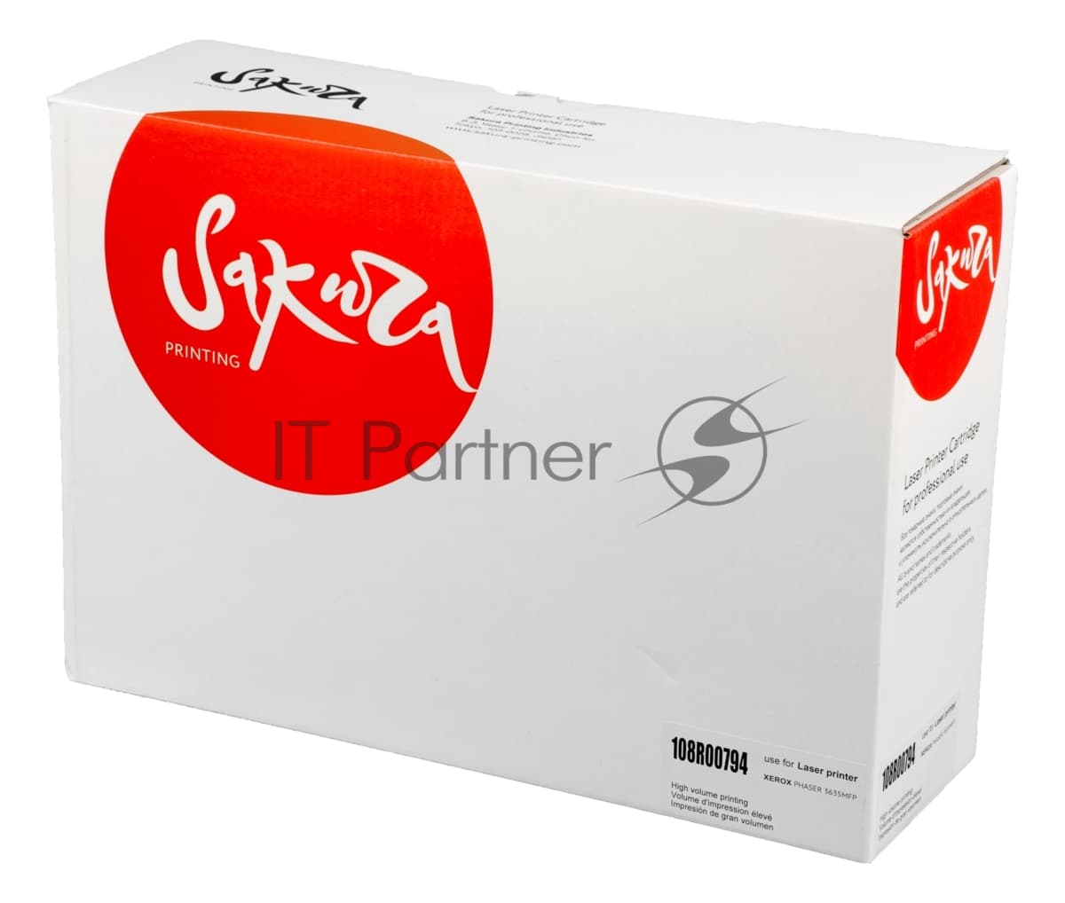 Картридж лазерный Sakura 108R00794 для Xerox P3635, черный, 5000 к.
