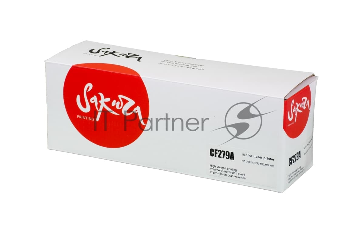 Картридж лазерный Sakura CF279A для HP M12, MFP M26, черный, 1 000 к.