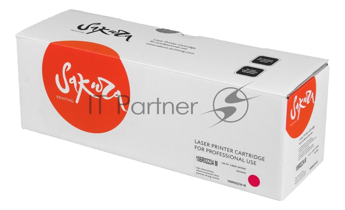 Картридж лазерный Sakura 106R02234 для Xerox Phaser 6600/WC 6605,пурпурный, 6000 к.