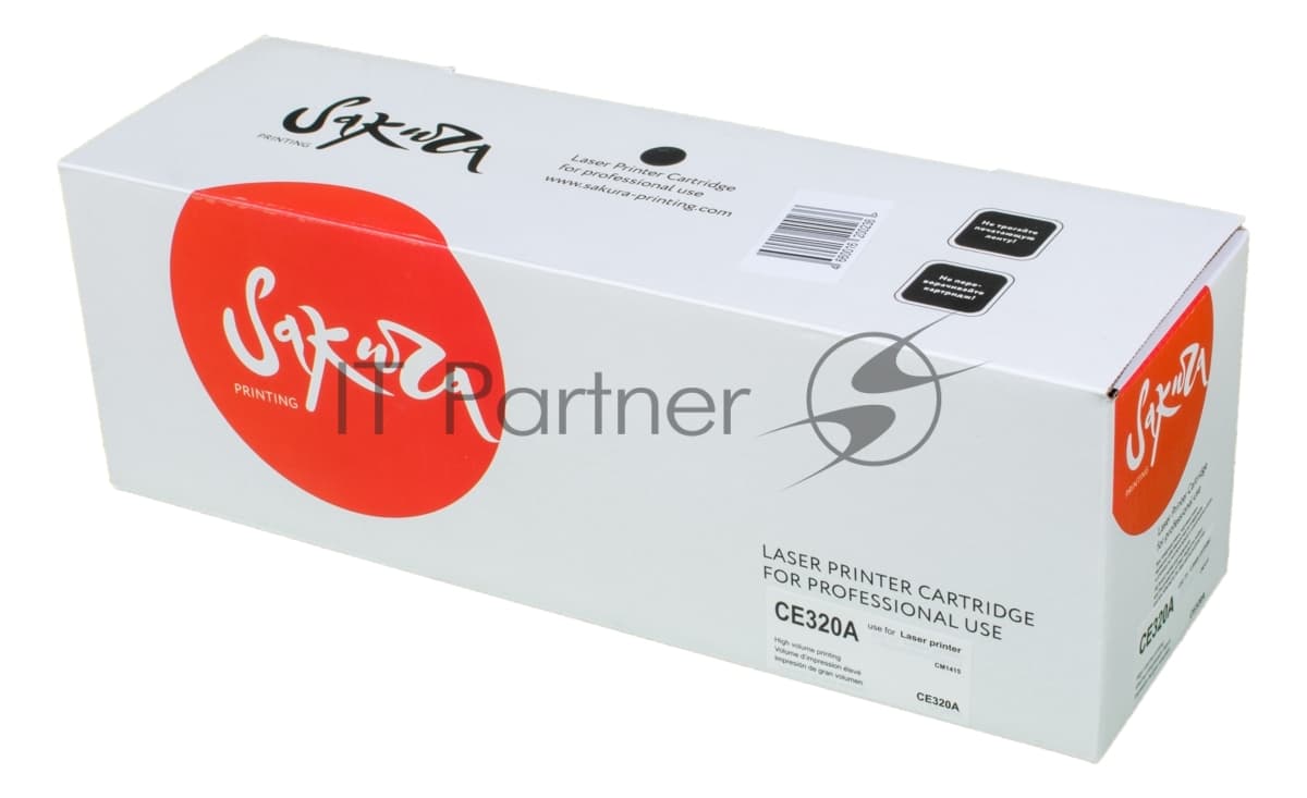 Картридж лазерный Sakura CE320A для HP Color LJ PRO CP1525N/CP1525NW, черный, 2000 к.