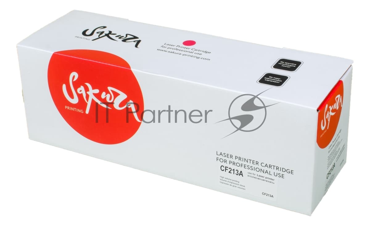 Картридж лазерный Sakura CF213A для HP LJ Pro M251/M276, пурпурный, 1800 к.
