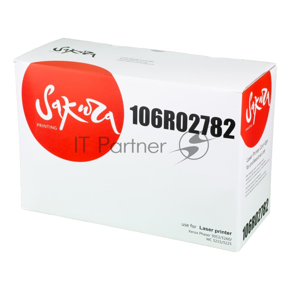 Картридж лазерный Sakura 106R02782 для Xerox Phaser 3052/3260, WC 3215/3225, черный, 6 000к. (в комплекте 2 шт.)